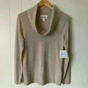 Ellen Tracy Lightweight Extra Fine Merino Wool Top Sweater Size M